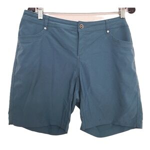 Kuhl Teal Blue Sz 14 Casual Hiking Shorts 7" Inseam Outdoors Gorpcore Coastal